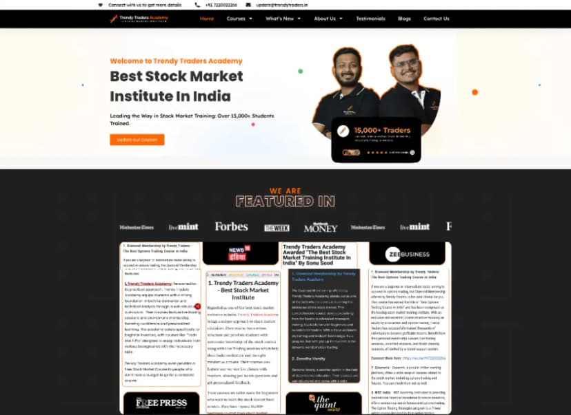 TrendyTraders - Stock Market Institute